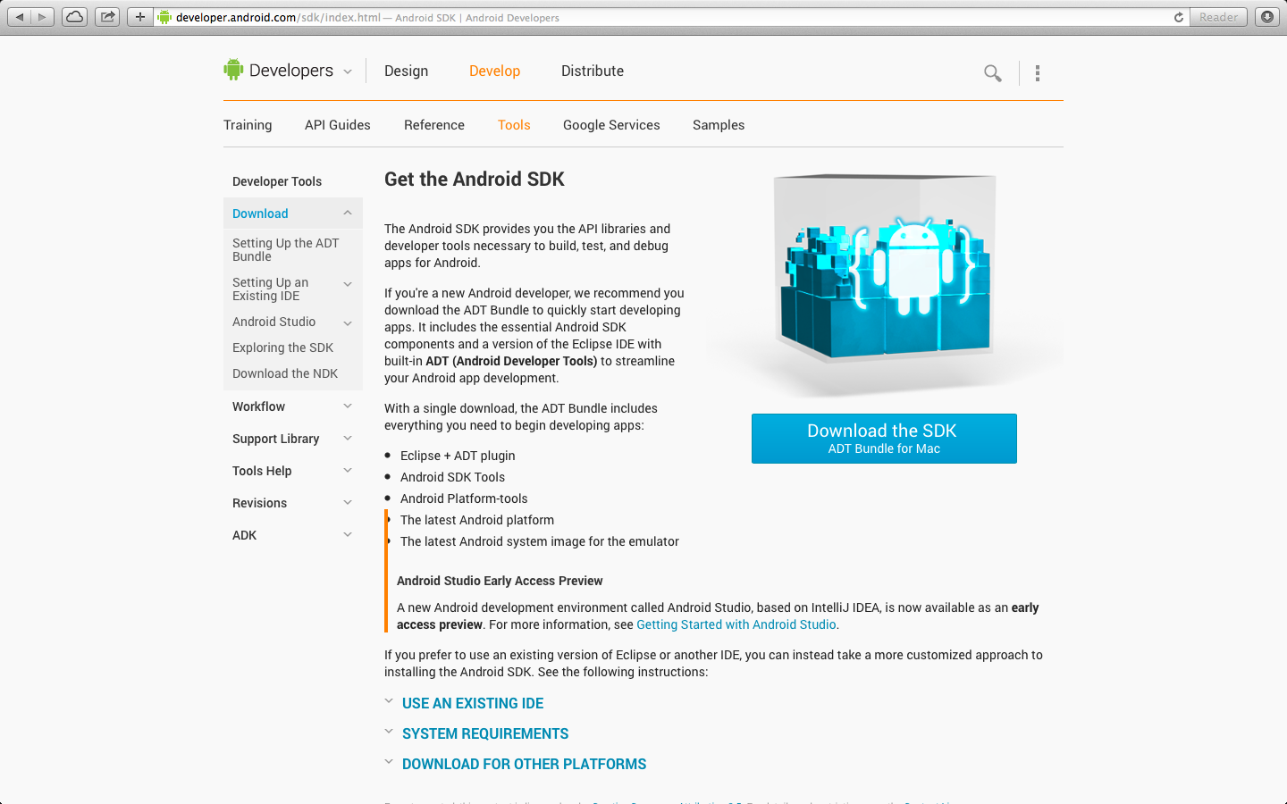 Start developing android apps bermotech