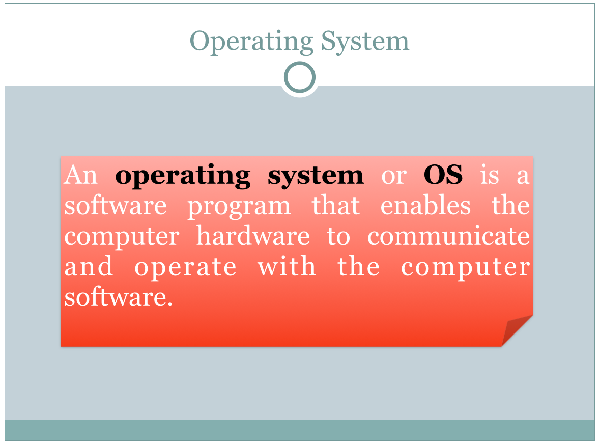 Operating System | Bermotech