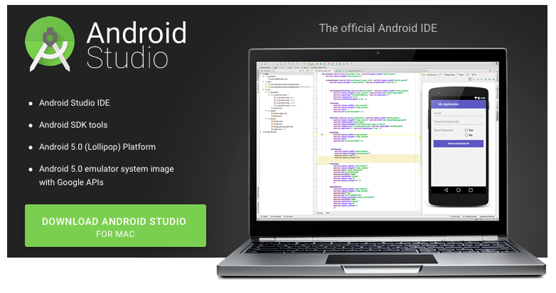 get the sdk android studio for mac