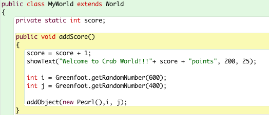 greenfoot showtext greenfoot showtext