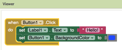 Changing Text and BackgroundColour