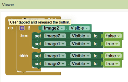 Making Image2 visible